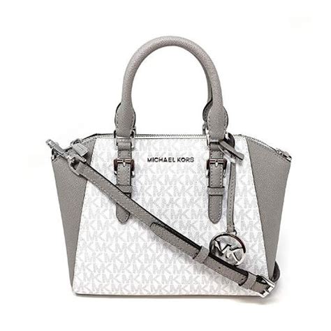 michael kors ciara medium saffiano leather messenger bag bright white|Ciara Medium Saffiano Leather Satchel .